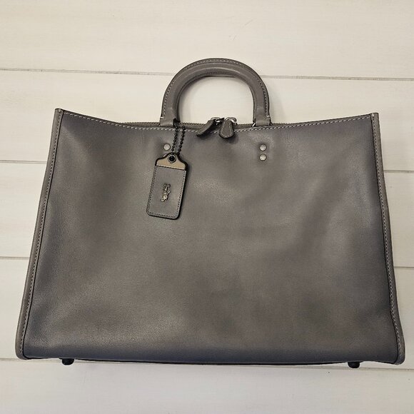 Coach Grey Rogue Briefcase - Picture 1 of 16